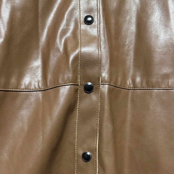 Another Love Brown Button Down Shirt - Picture 2 of 5